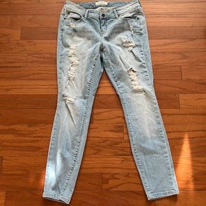 Torrid Skinny Ripped Jeans